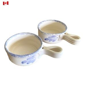 Signed studio pottery soup bowls 🇨🇦